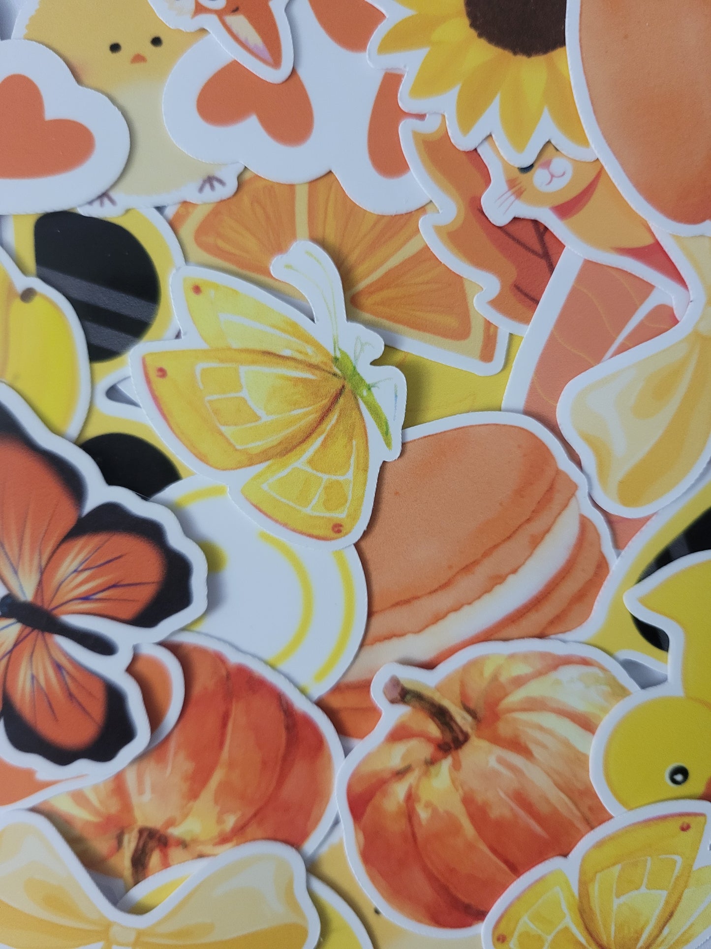 Yellow and Orange stickers - Ever After