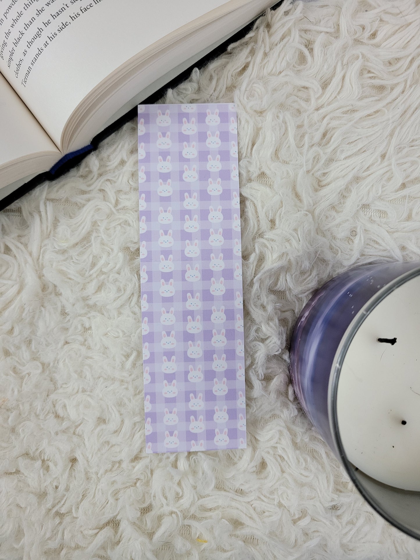 Purple Bunny Bookmark - Ever After