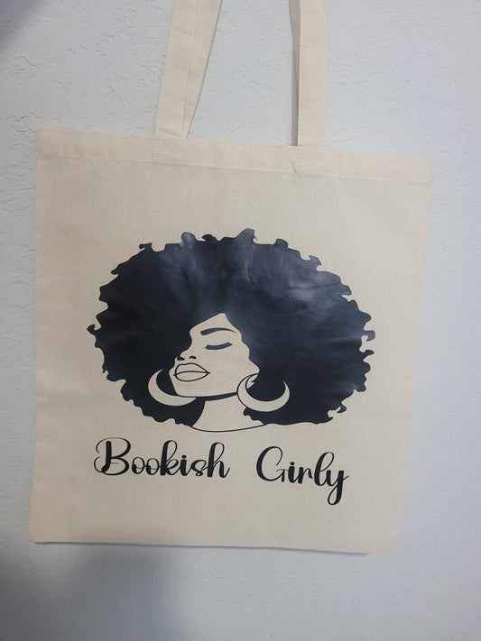 Afro Bookish Girly Tote