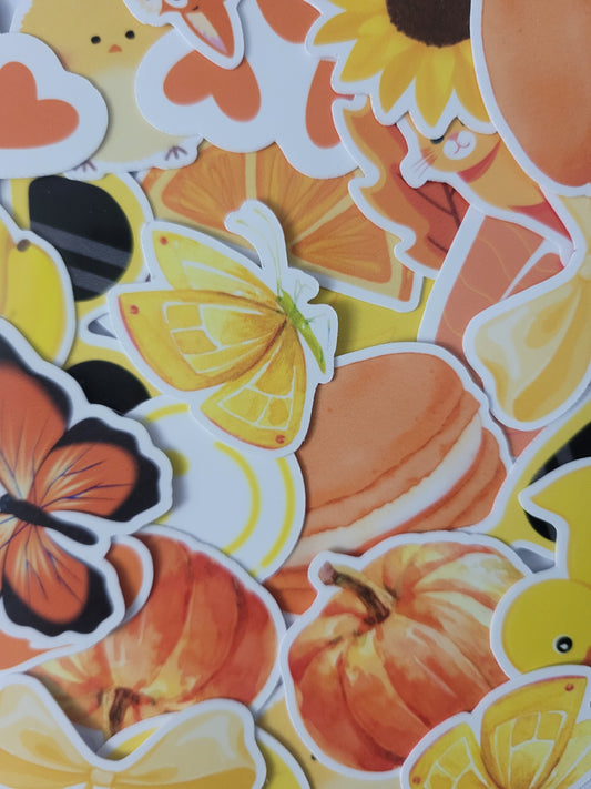Yellow and Orange stickers - Ever After