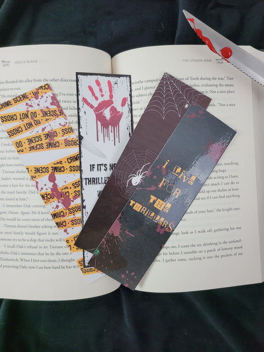 Thriller Bookmark Set