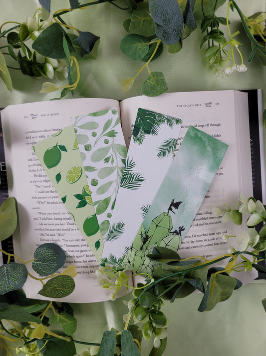 Green Bookmark Set