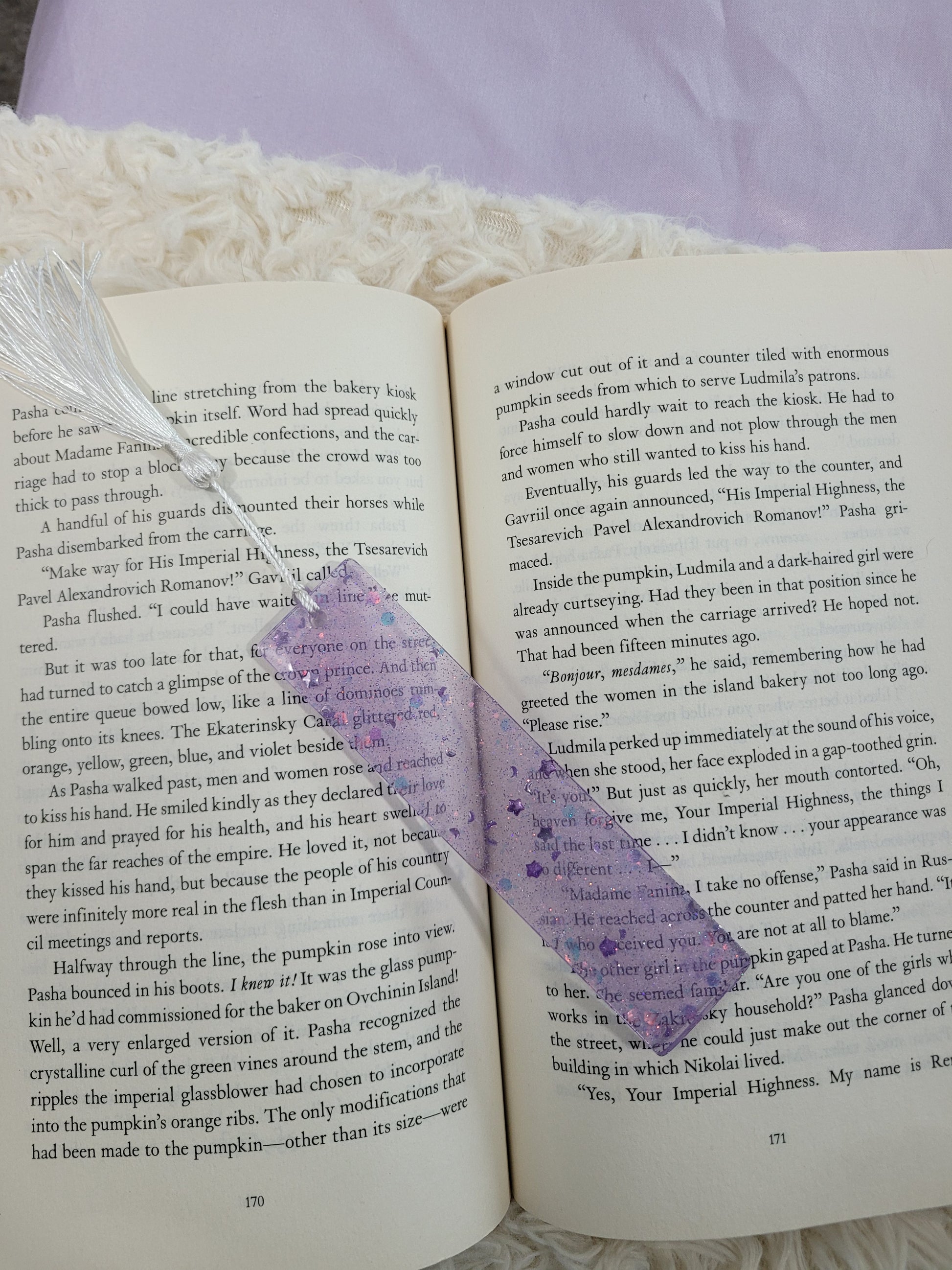 Purple Bookmark - Ever After