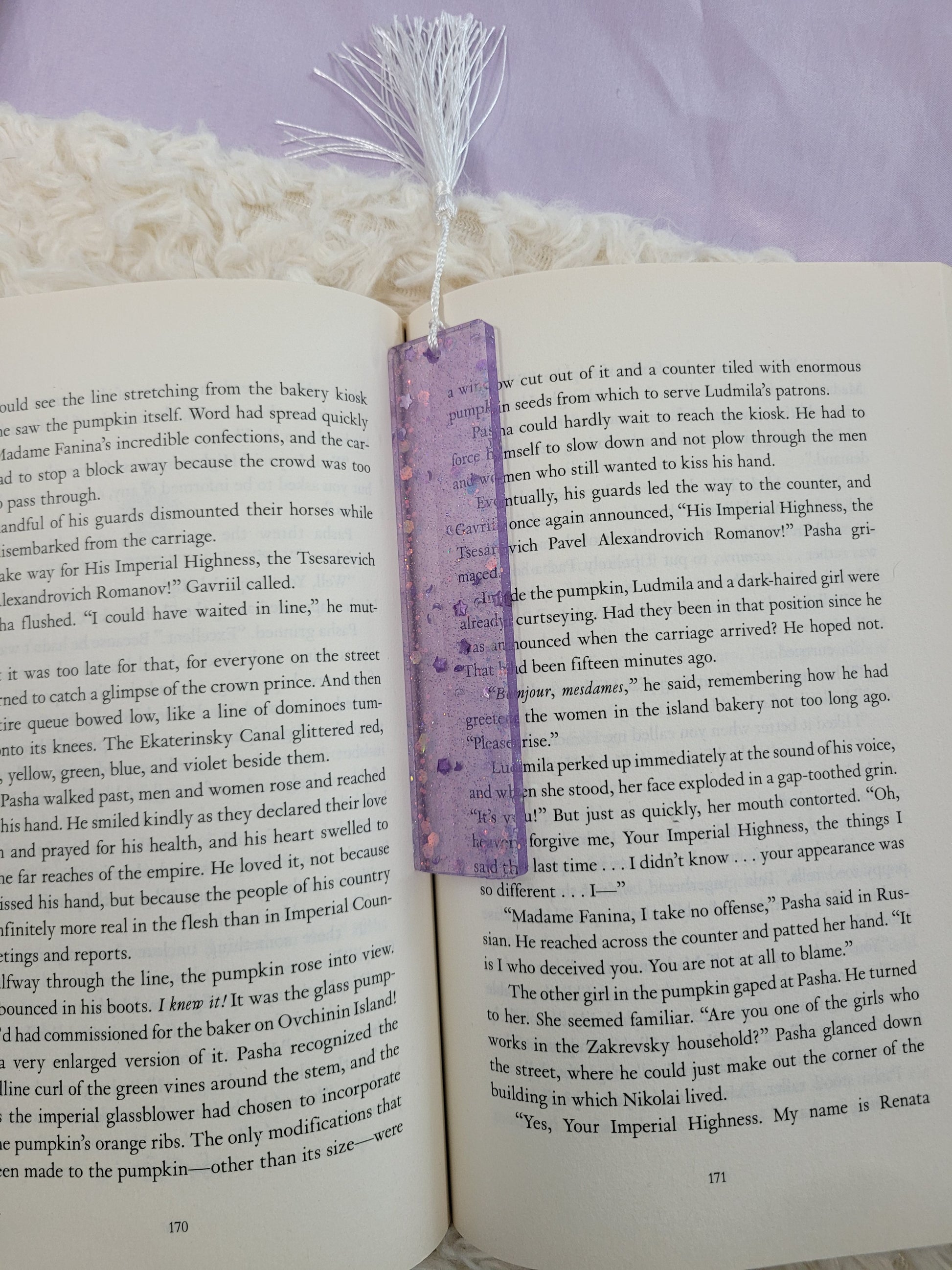 Purple Bookmark - Ever After