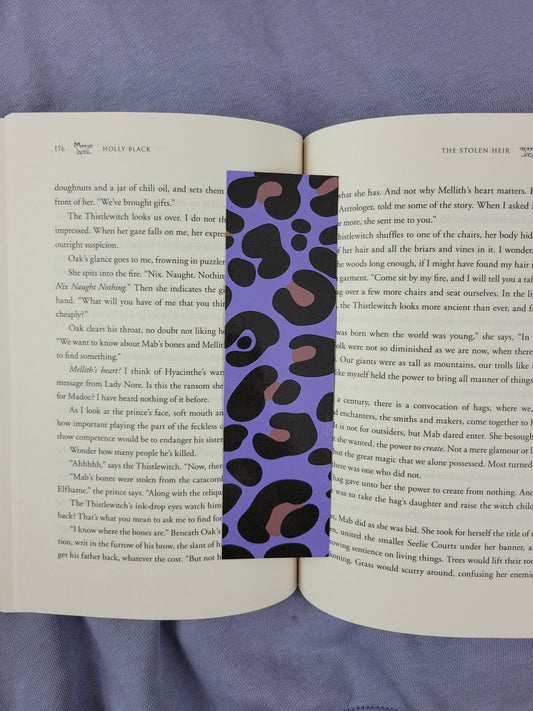 Cheetah Print Bookmark