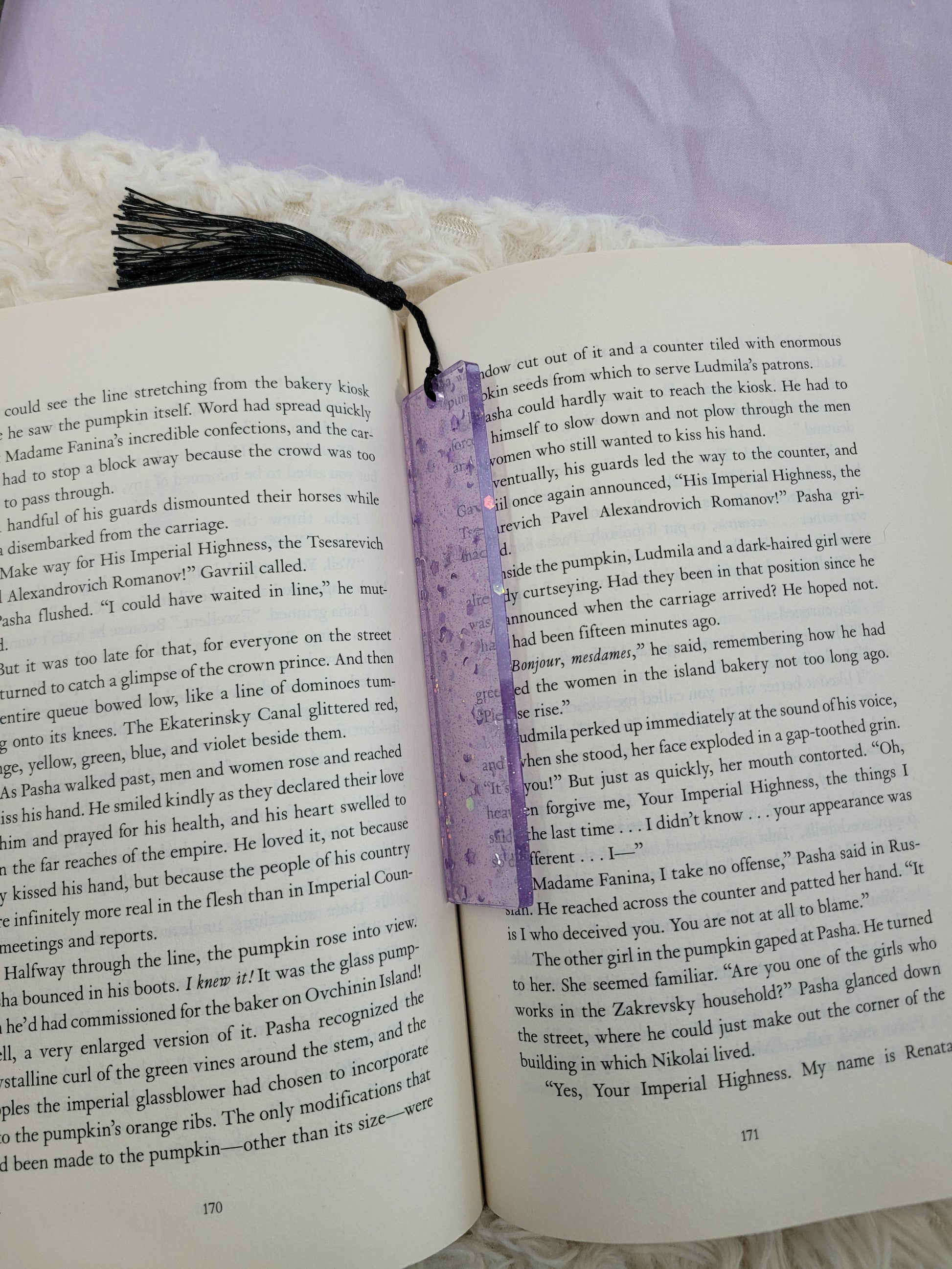 Purple Bookmark - Ever After