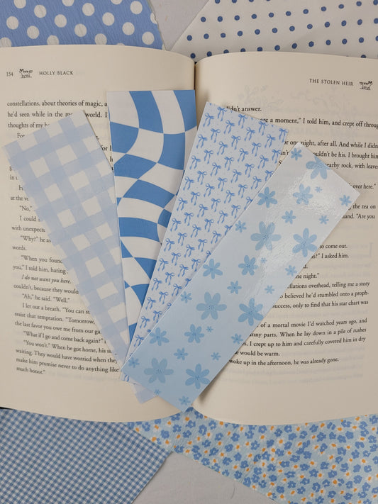 Blue Bookmark Set