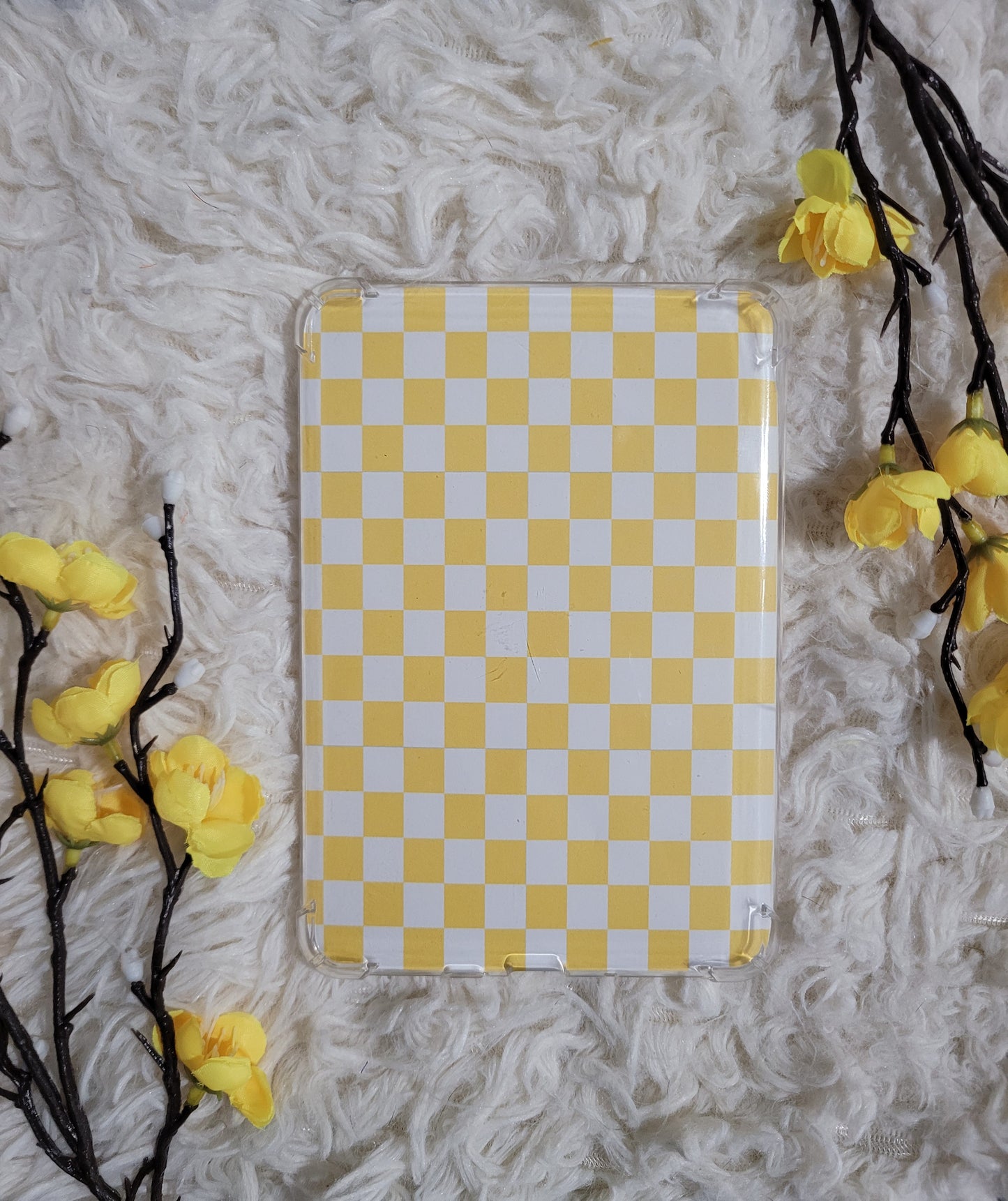 Yellow Checker Kindle Insert