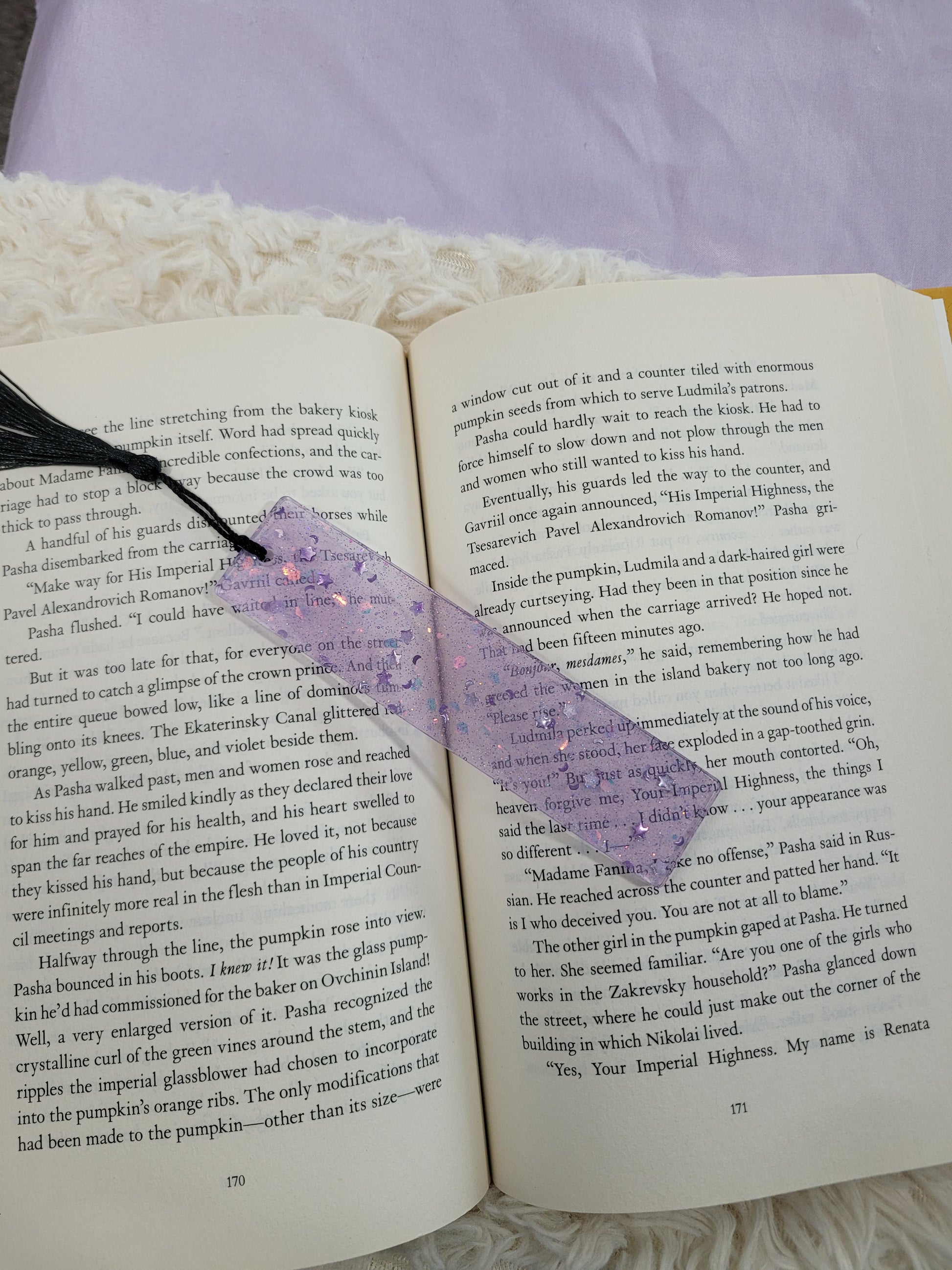 Purple Bookmark - Ever After