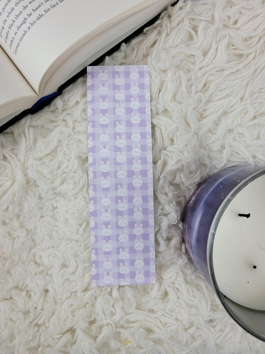 Purple Bunny Bookmark